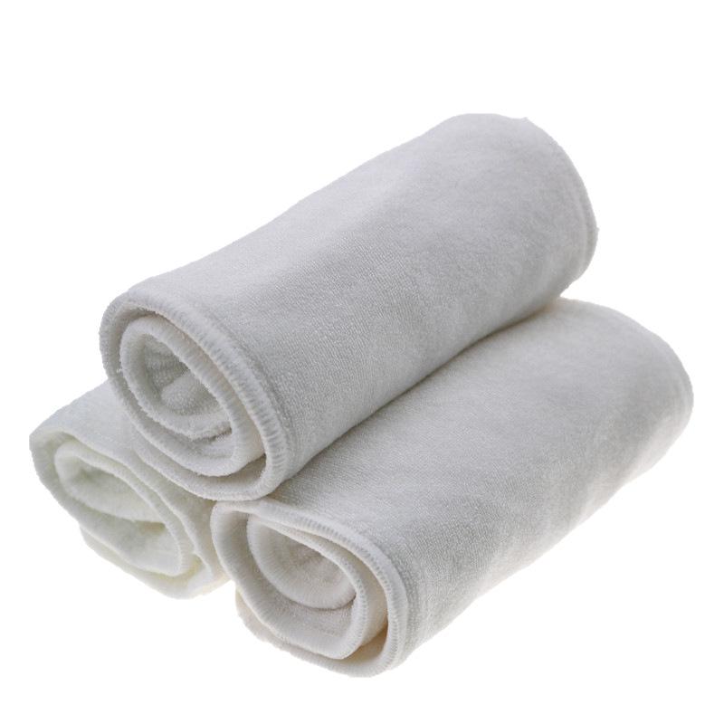 Comfortable 4-Layer Bamboo Reusable Baby Diaper Cover with Thick Urine Pad