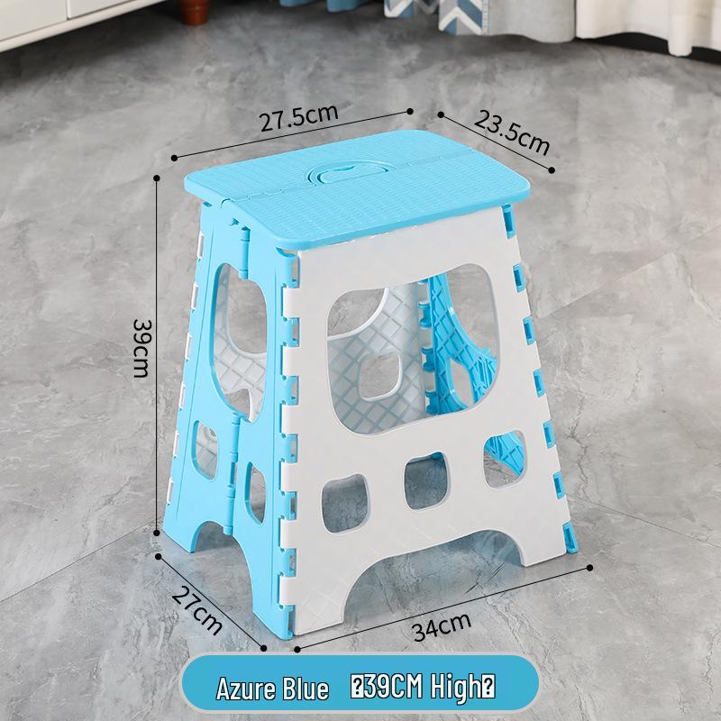 Foldable Thickened Multi-Use Stool: Fishing, Outdoor, Dining, Plastic/High/Low