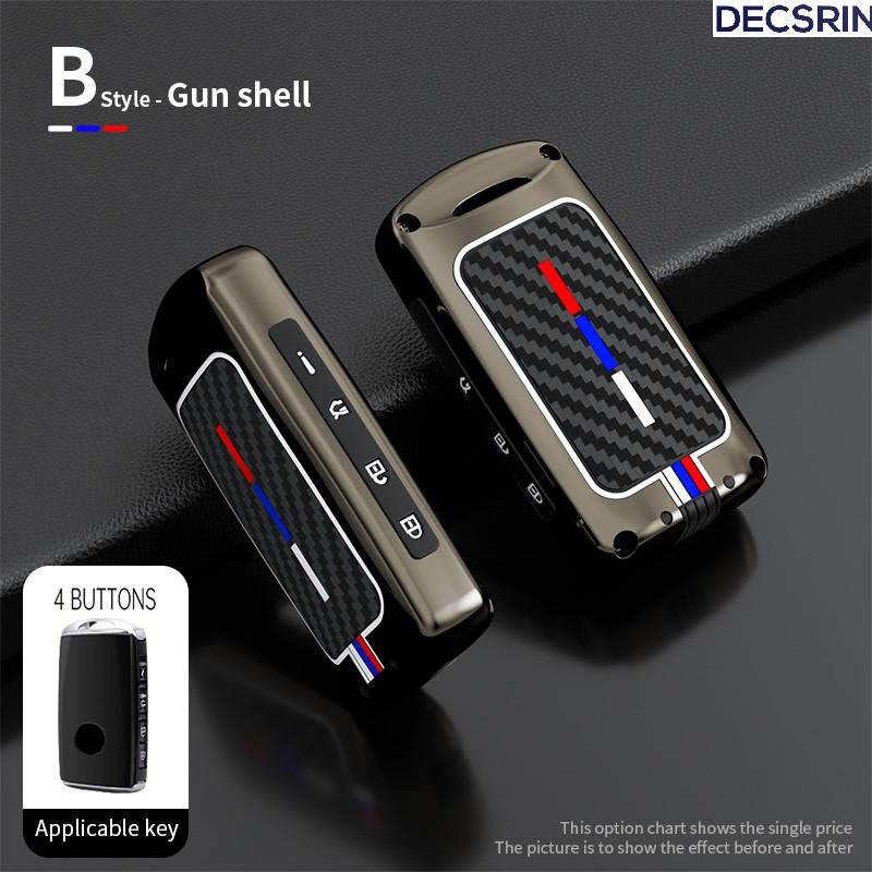 Zinklegierung Autoschlüsselhülle Abdeckung Schutzhülle Schlüsselanhänger Für Mazda 3 Alexa CX4 CX5 CX-5 CX8 CX-30 CX30 2019 2020 Fernbedienungsschlüssel Schutz