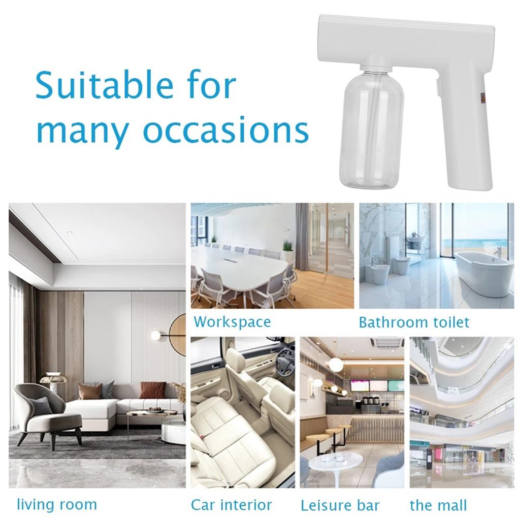 Nano-Dampfkanone Kabellose Haarpflege Nano-Feuchtigkeitsspraygerät Tragbares USB-Elektrisches Sprühdesinfektionsgerät für Gartenzerstäuberwerkzeuge