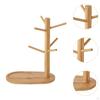 Kaffeebecherbaum, Becherhalter Küchenorganizer Arbeitsplatte Multifunktionsständer Holz für Zuhause