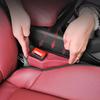 A pair of car seat belt groove protection covers - seat gap plugs to prevent items from falling off, car interior accessories