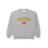 Sudadera con capucha Levis X The Simpsons Colaboración Estampado de Letras Dibujo Animado Sudadera para Hombre Gris A2056-0001