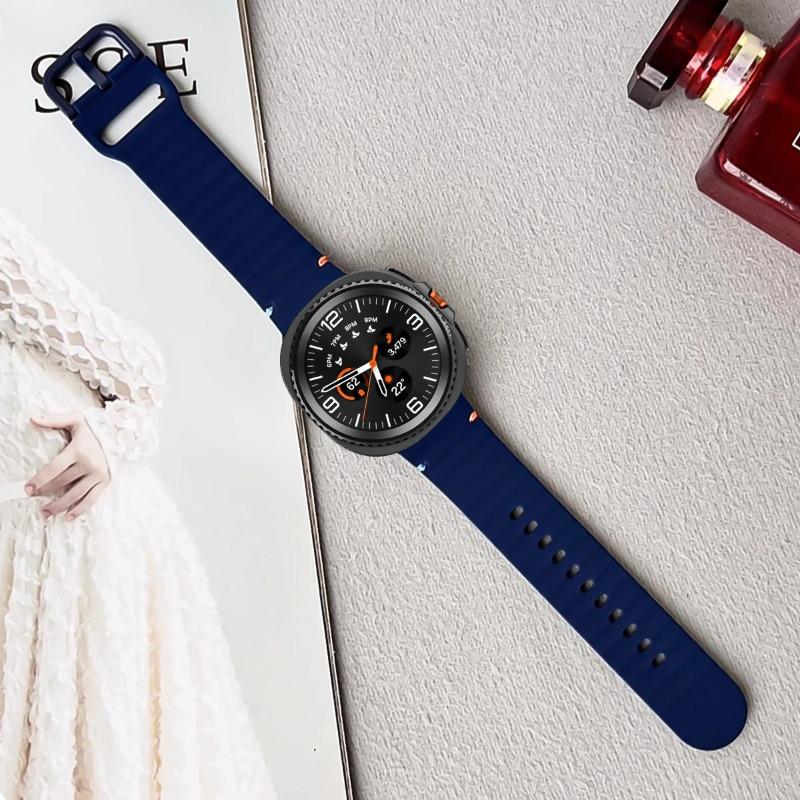 Silikonarmband für Samsung Galaxy Watch 8 Armbandzubehör Smartwatch Gummiarmband für Samsung Galaxy Watch 8 Classic Armband