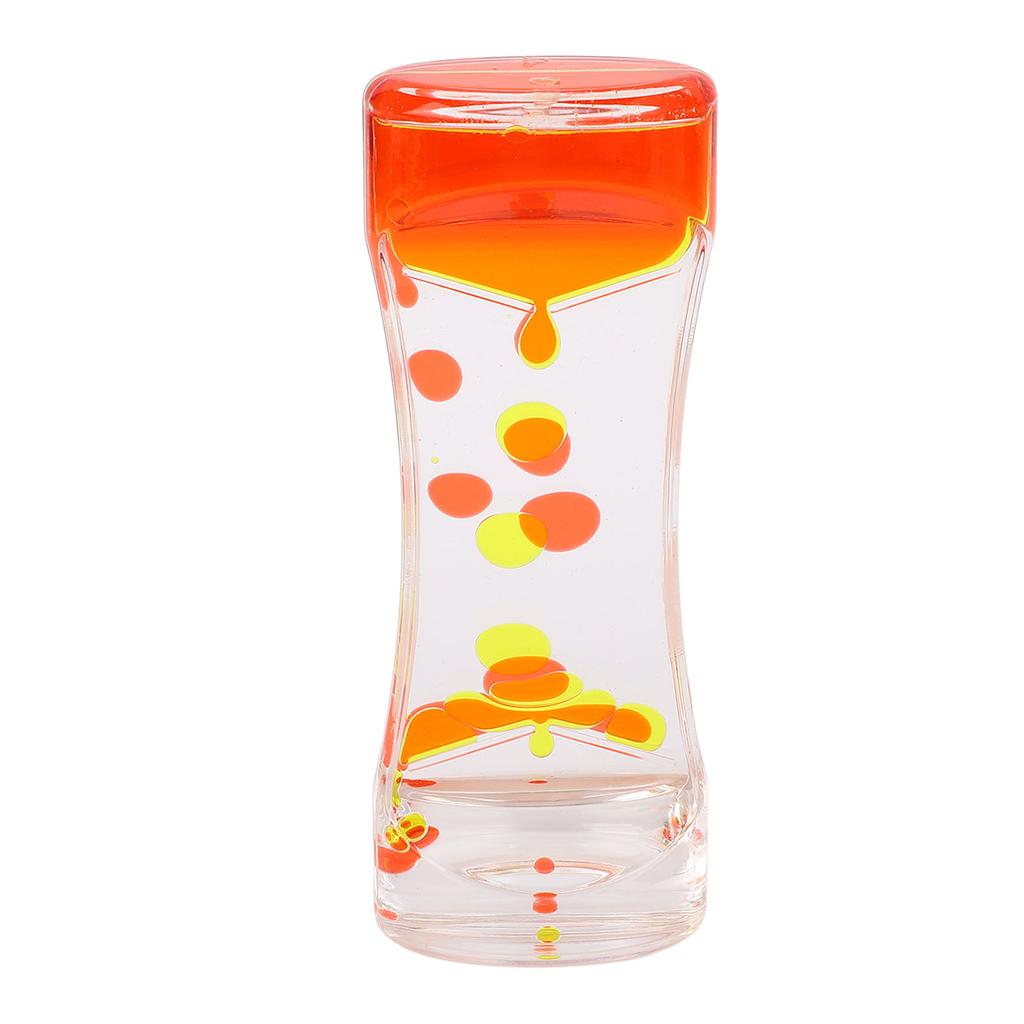 Liquid Motion Bubble Timer Acrylic Relaxing Fun Fascinating Visual Effect Oil Hourglass Liquid Sensory Toy