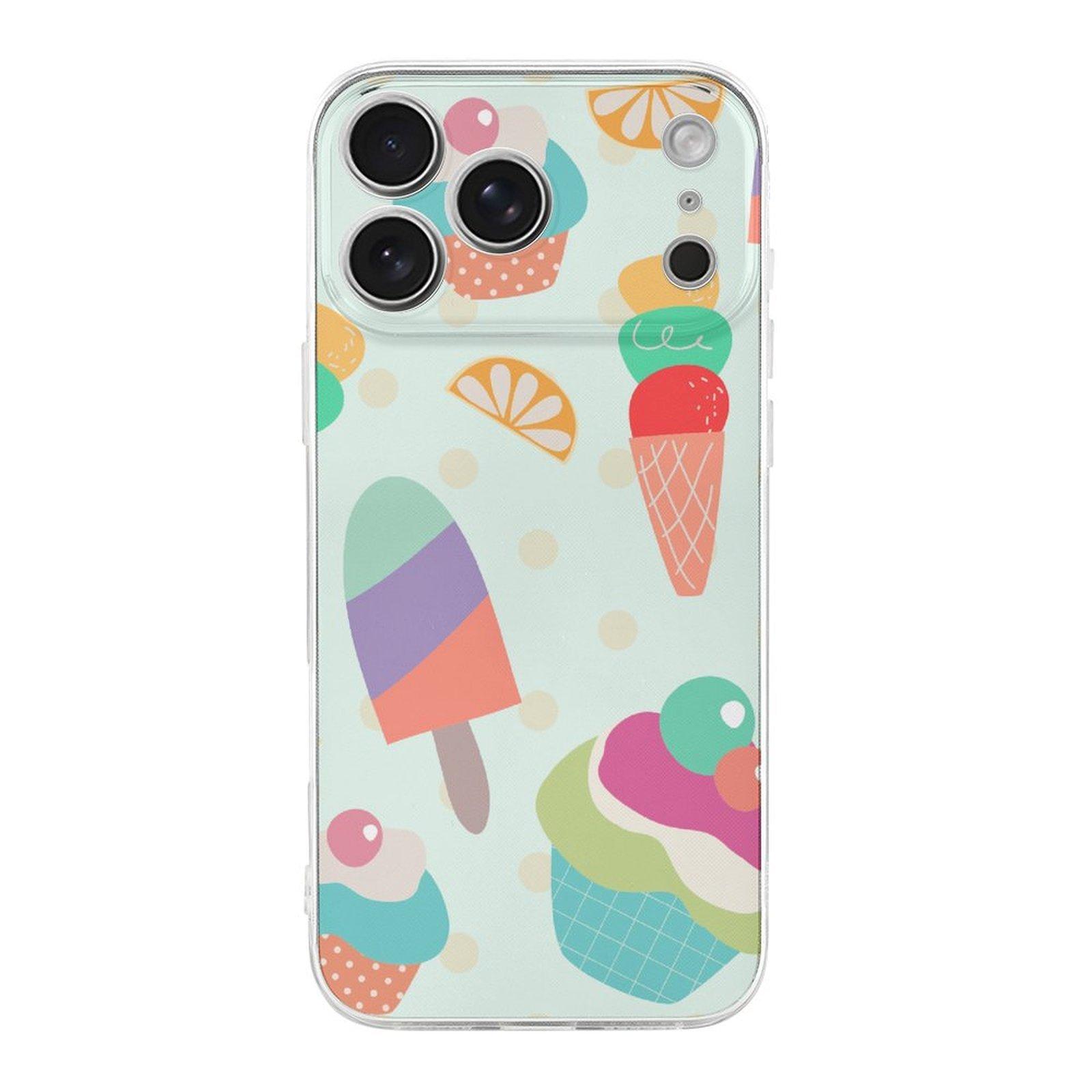 

1 Pack For Iphone 17/17Air/17Pro/17ProMax Soft TPU Anti-Yellow Phone Shell With Shock Absorption Corners, Clear Back And Grip Edge IPHONE-17ProMax белый