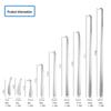 Extended Stainless Steel Shoe Horn - No Bending Required