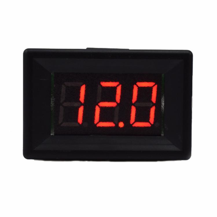 0.36-Inch Digital DC Voltage Meter with Shell, Three-Wire Display