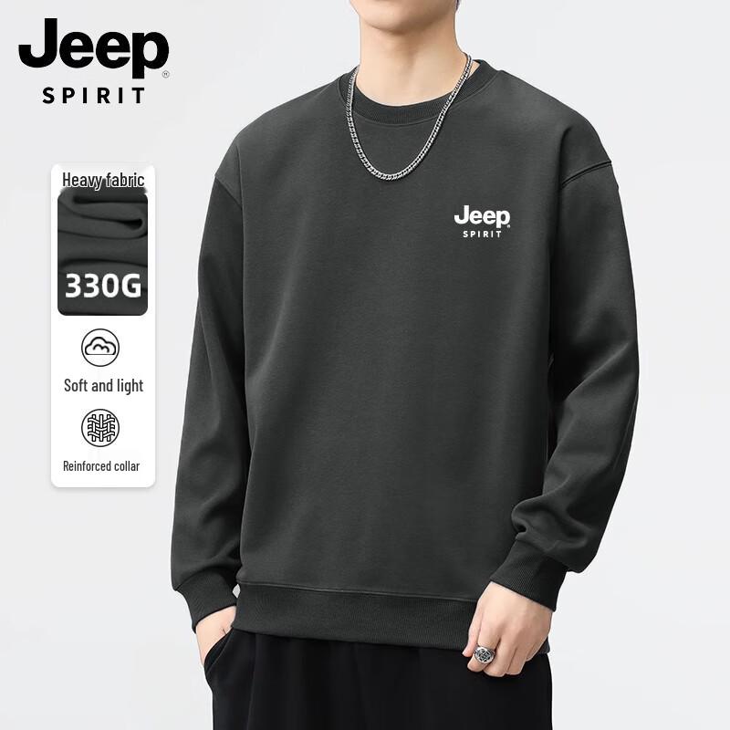 JEEP SPIRIT Men's Casual Crew Neck Sweatshirt