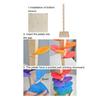 Marble Run Rainbow Sound Tree Children Fine Motor Skills Wooden Music Tree with 15 Balls Toddlers Boys Girls Educational Musical Tree Toy