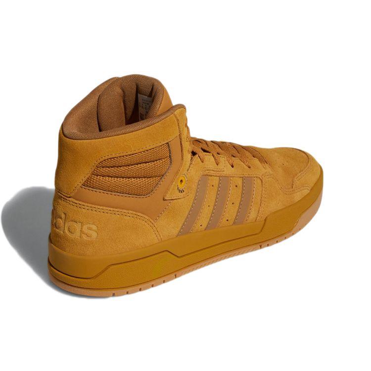 Adidas Neo Entrap Casual Mid-Top Skate Shoes Unisex Skate Shoes Brown Yellow GX4699