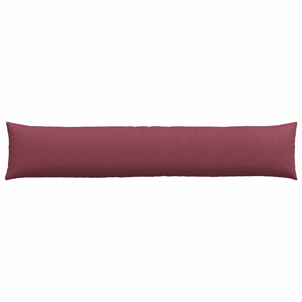 Sofa Cushions 2 Pcs Burgundy 200 X 40 Cm Fabric