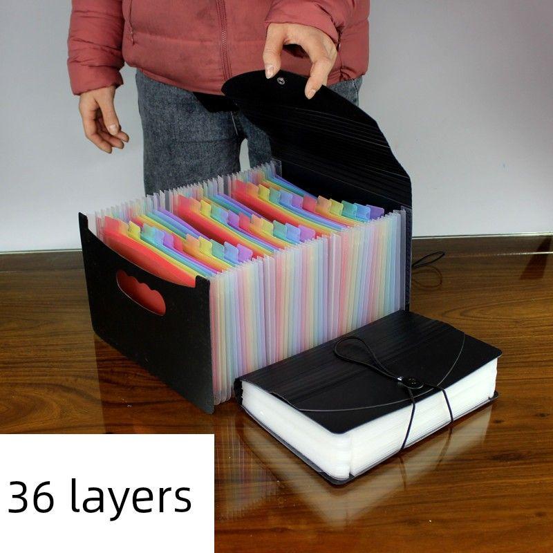 A5 Folder Document Invoice Storage Box Receipt Bill Cheque Consumption Note Delivery Note Voucher List Classification Storage