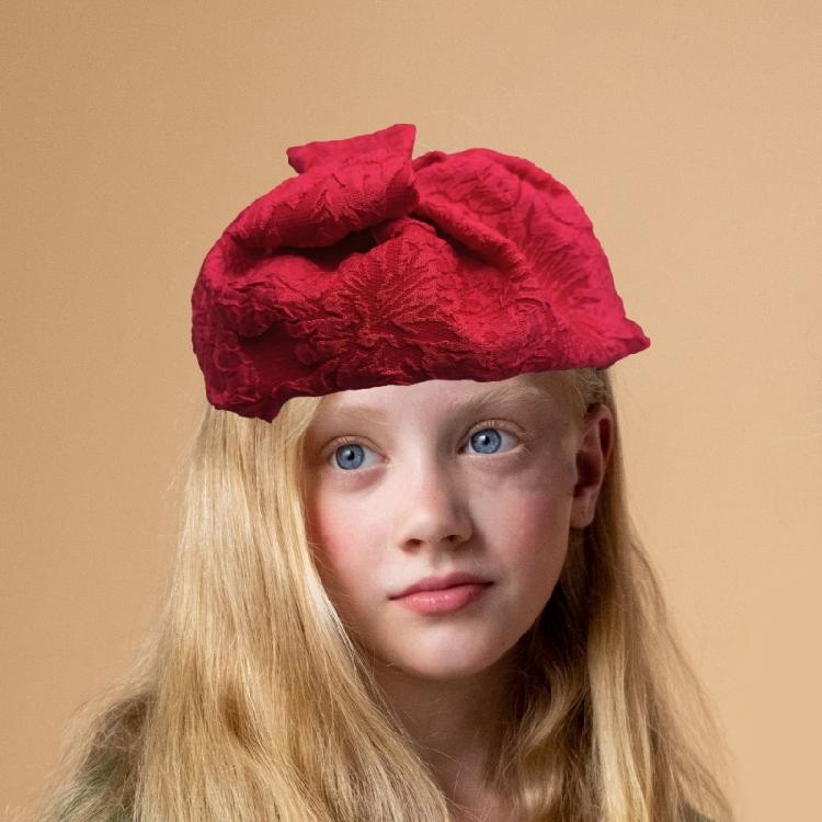 Textured Bowknot Fascinator Dark Hairpiece for Costume Parties Studded with Bowknot Headband for Wedding