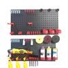 5Pc Pegboard Hooks Abs Wall-Mounted Tool Parts Storage Box Rack Plate Shelving Components Tool Hanging Board Garage Hook