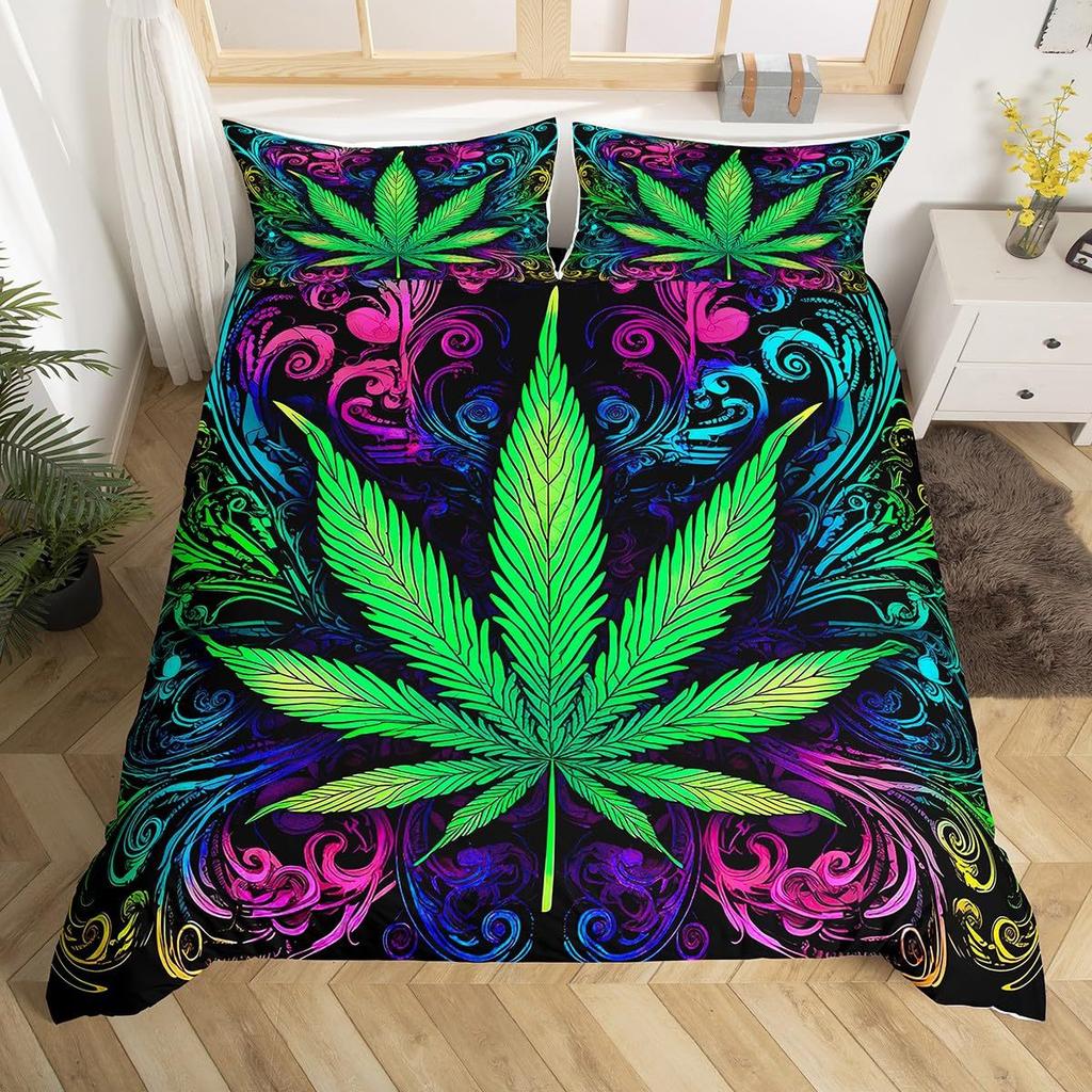 Sushi Pattern Three-Piece Quilt Cover 3D Digital Printing Bedding Set Bed Cover