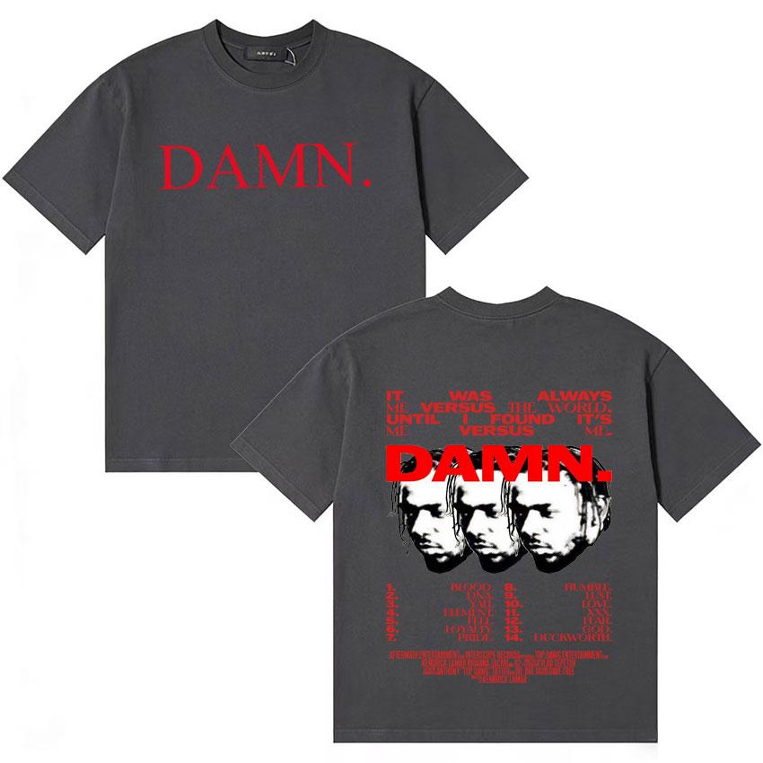 Rapper Kendrick Lamar Album Music Tshirts Unisexs Clothing Retro Oversized Tshirt Crewneck Pop Short Sleeve Tee Shirt Streetwear