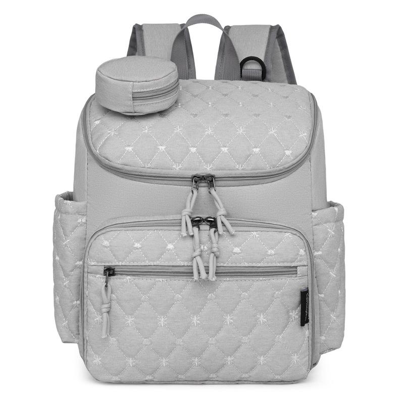 The new European and American multi-functional mommy bag goes out to commute portable mother and baby bag fashionable women's backpack