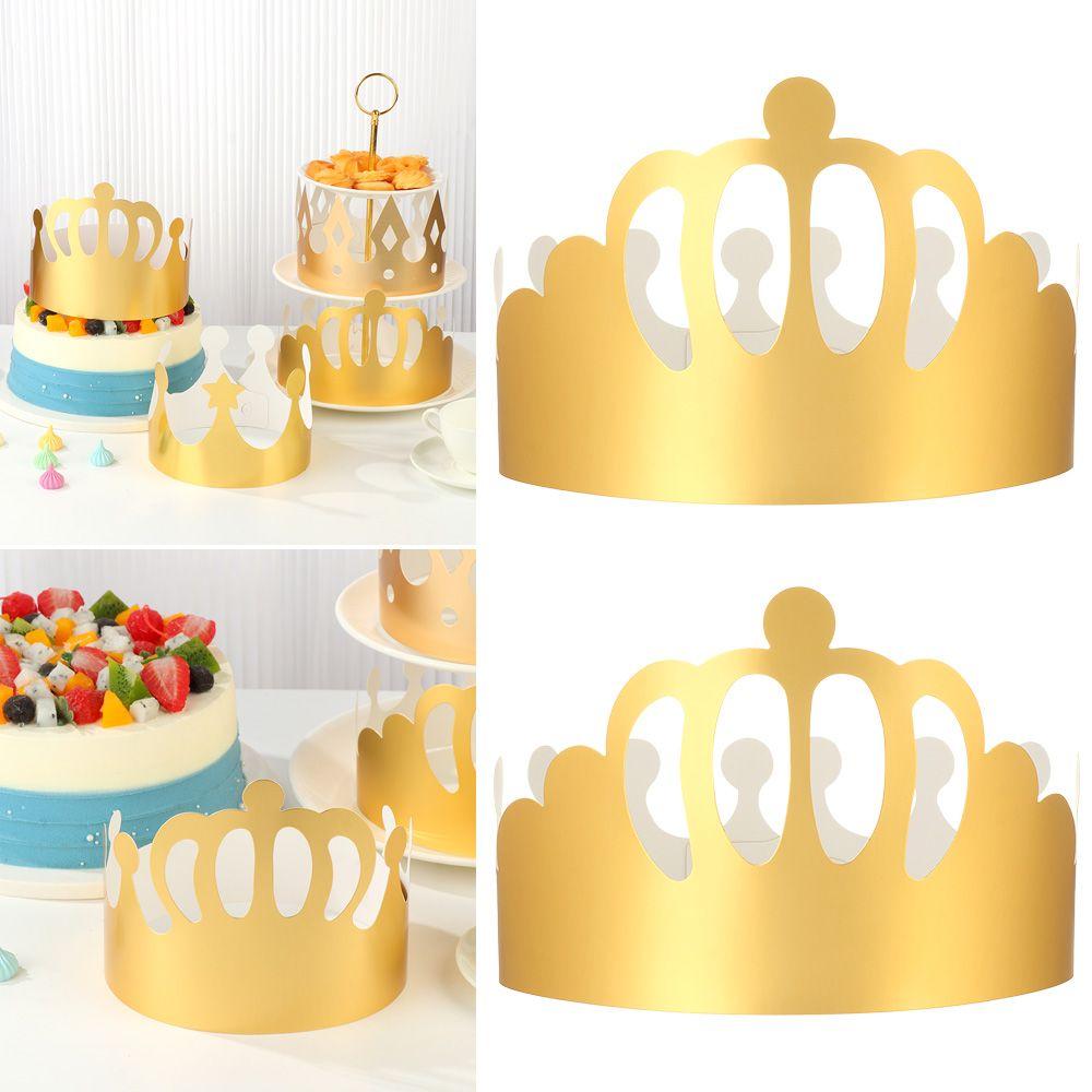 

Aldult Party Hat Atmosphere Ornament King Crowns Birthday Hat Prince Princess Hats Paper Crown Cap