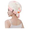 Reusable Extra Large Quick-Dry Hair Towel Thick Soft Super Absorbent Microfiber Turban with Wide Brim Anti Slip