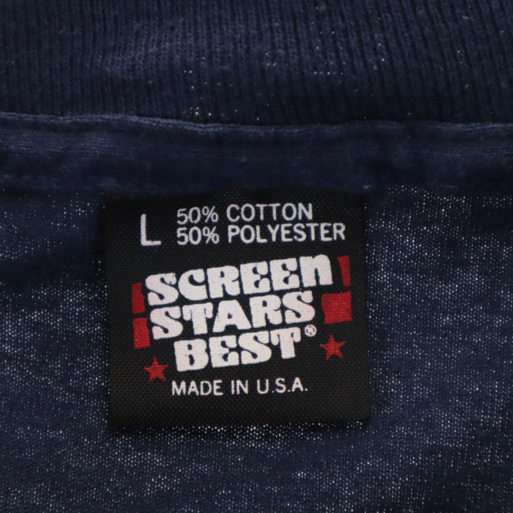 SCREEN STARS BEST 80s Made In USA Old 1989 NCAA Short Sleeve T-shirt Men's Used