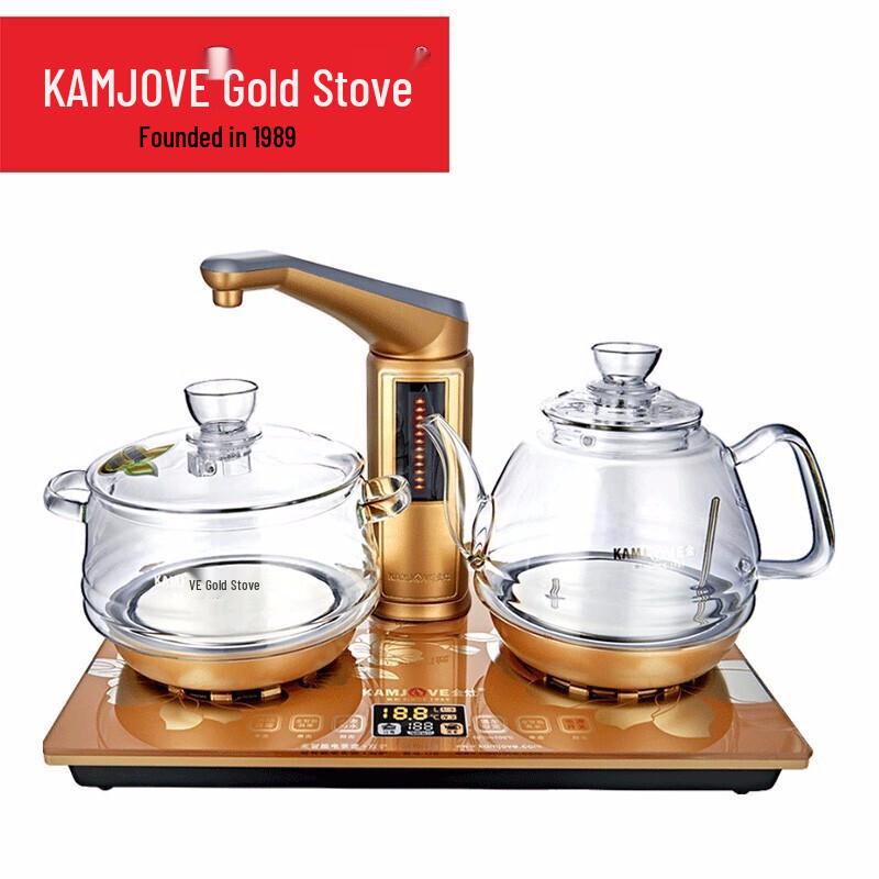 KAMJ VE G8 Electric Glass Tea Kettle CN plug (adapter included)