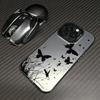 Silver Butterfly Shell Phone Case for Apple 17/16/15pro, 14promax, 13/12/11X