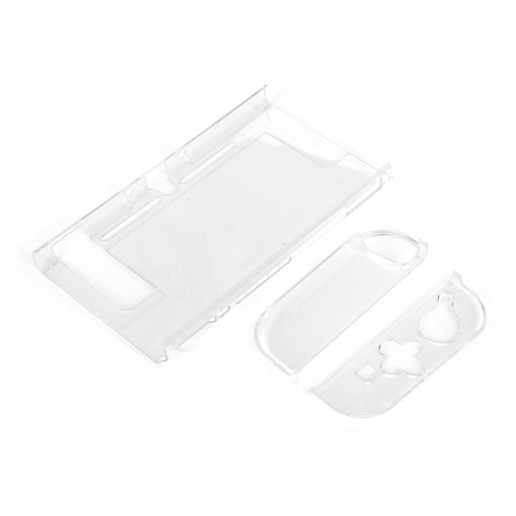 Gamepad Protective Case Crystal Shell Game Console Up and Down Cover Compatible for Switch