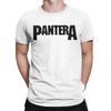 Herren Pantera Logo T-Shirts Baumwoll-Tops Cooles Kurzarm-Rundhals-T-Shirt Übergröße T-Shirts