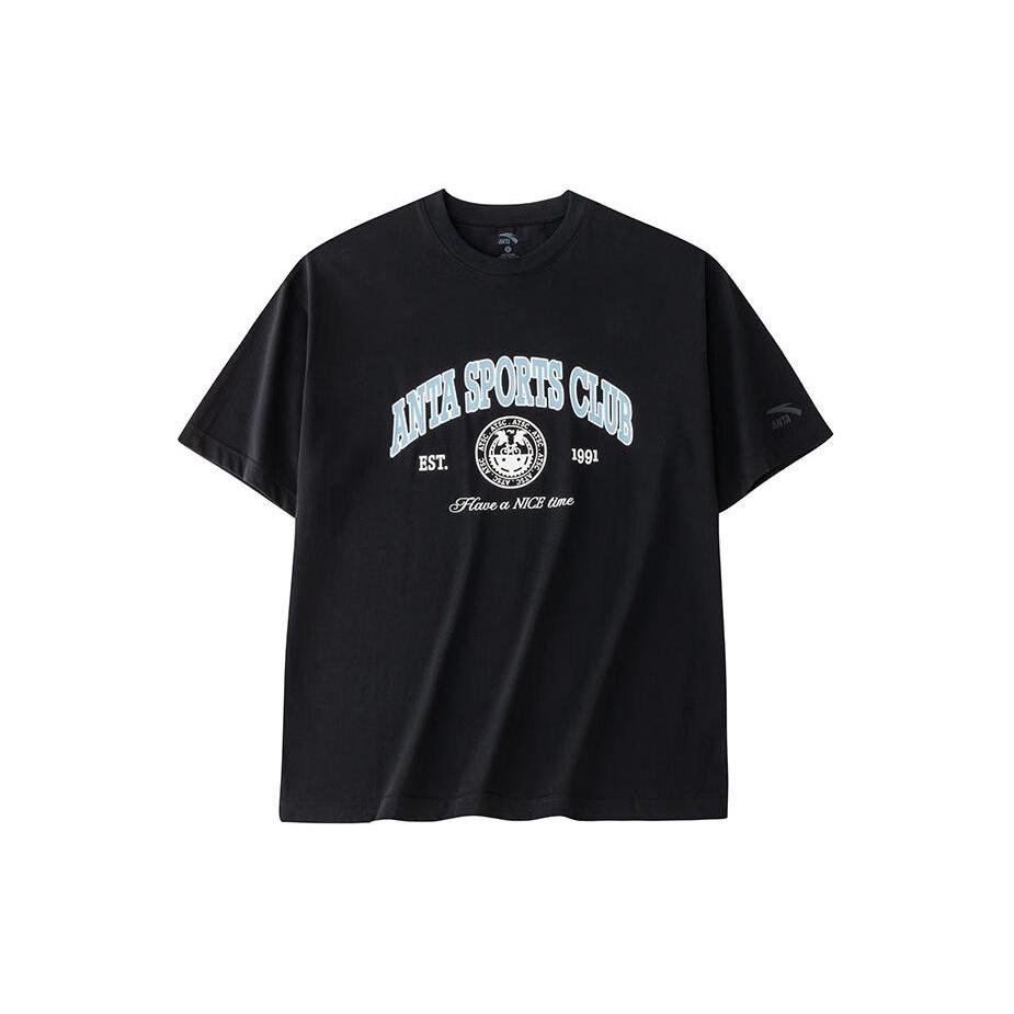 Anta Life Collection T Shirt Men s Basic Black 152428102-3 2XL