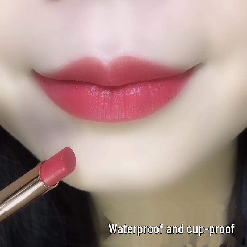Nude Brown Rose Moisturizing Matte Lipstick: Long-lasting, Non-Fade, Non-Transfer, Non-Stick Cup.