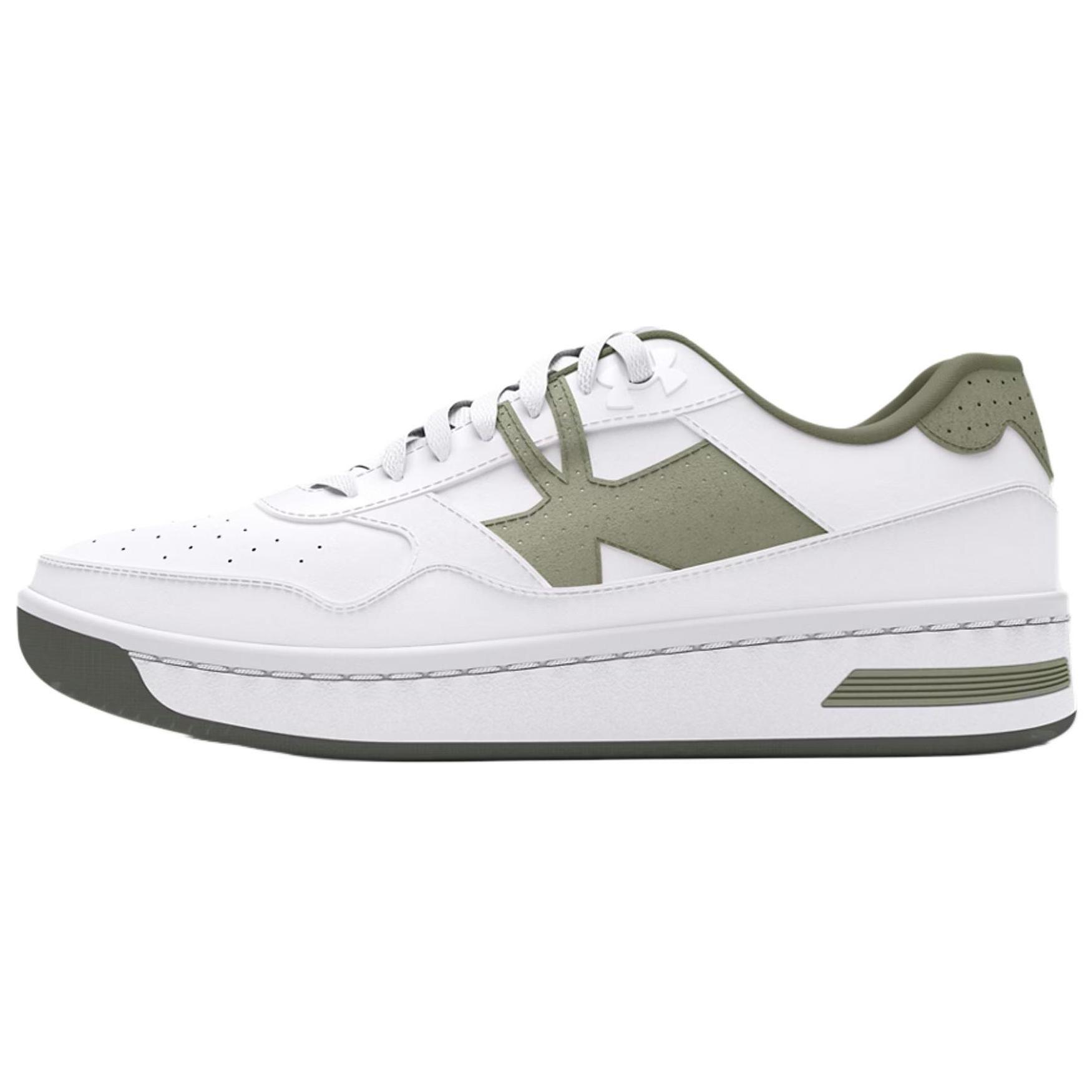 Under Armour Court 96 Suede Women White Grove Green 3028766-102 38