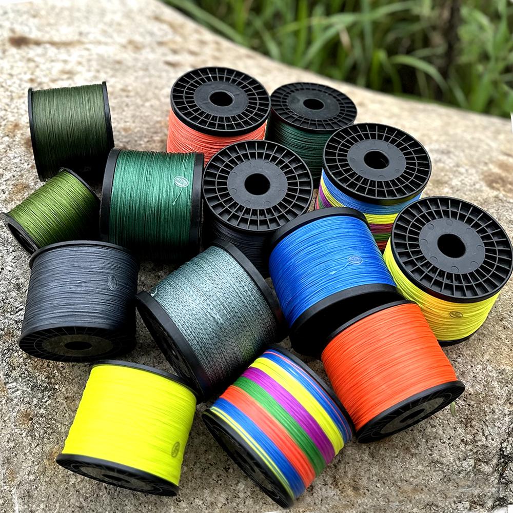 16 Strands PE Braided Fishing Line 0.16mm-0.80mm 25-200LB 300M 16x Core Fishing Sea Line Ocean Rock Fishing Accessories