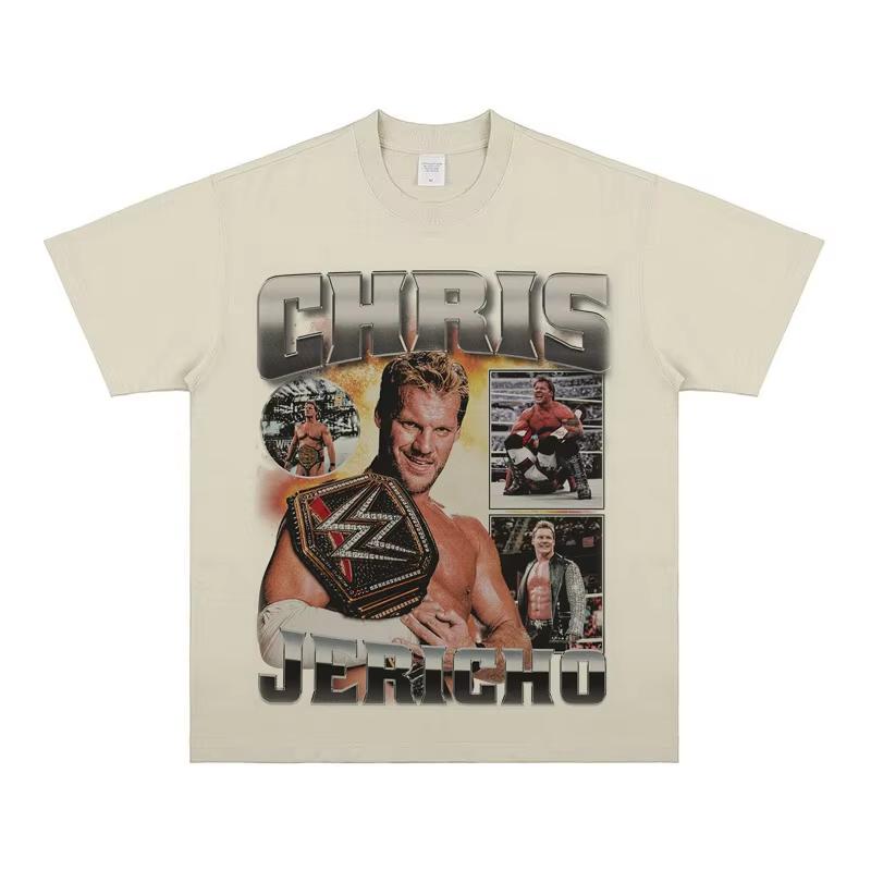 2025 Men's and Women's Summer Wrestling Edge Short Sleeve, John Cena T-Shirt, Chris Jericho Half Sleeve, Randy Orton