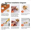 Schranktürgriff, Schubladengriff mit starker Kleberückseite, einfache Installation, DIY-Modifikation, Möbelgriff