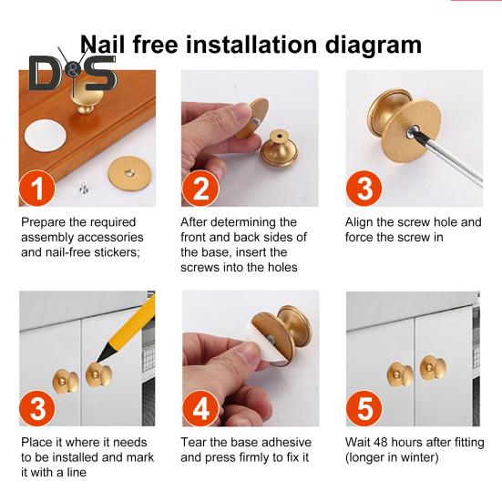 Schranktürgriff, Schubladengriff mit starker Kleberückseite, einfache Installation, DIY-Modifikation, Möbelgriff
