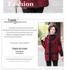 Fat Mama Plus Size Double-Sided Fleece Hooded Jacket for Mid-Aged & Elderly (Spring/Autumn)