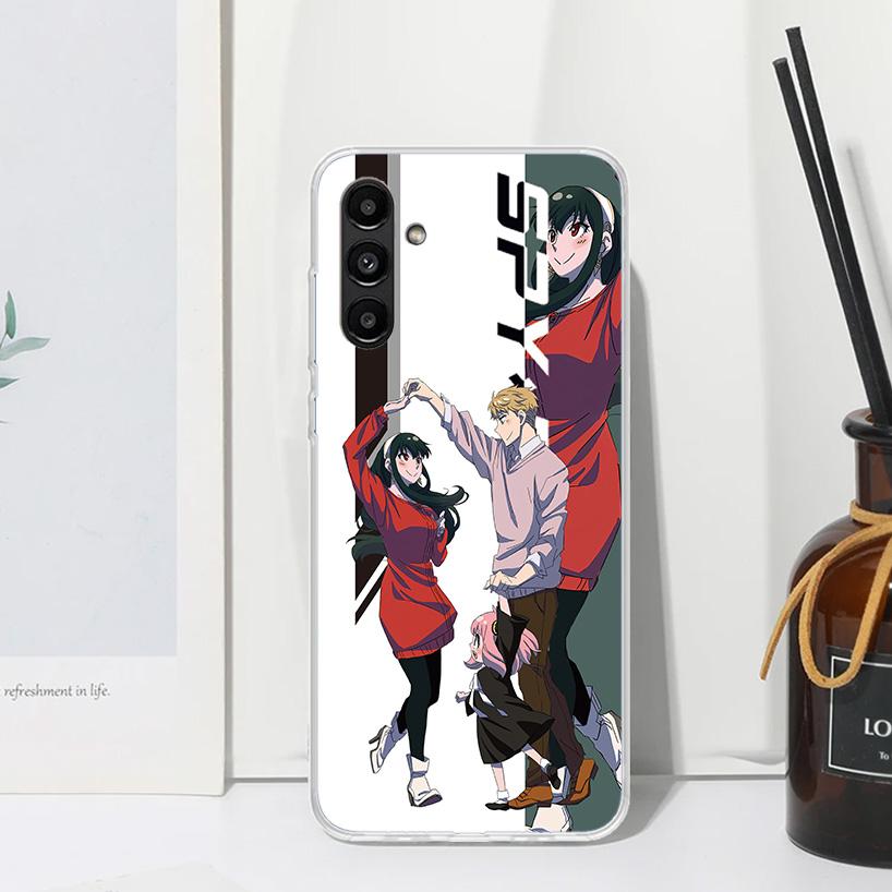 Anime Spy Family Anya Phone Case For Samsung Galaxy A17 A37 A57 A16 A26 A36 A56 A15 A25 A35 A55 A14 A24 A34 A54 A13 A23 A33 A53