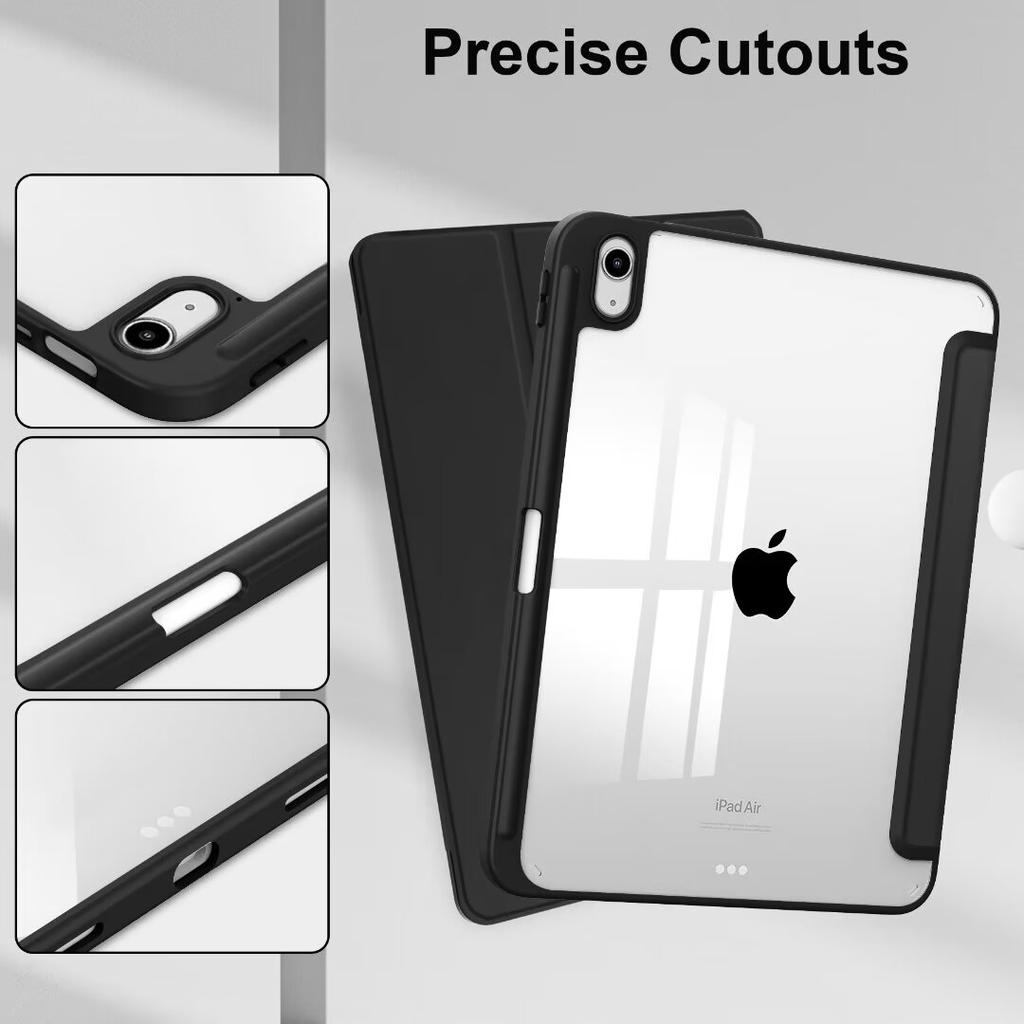 Cover Case for iPad 5 6 9.7 10.2 9th 8th 7th 10 10th Generation Pro 11 12.9 Pencil Holder Funda for iPad Mini 6 5 4 10.9