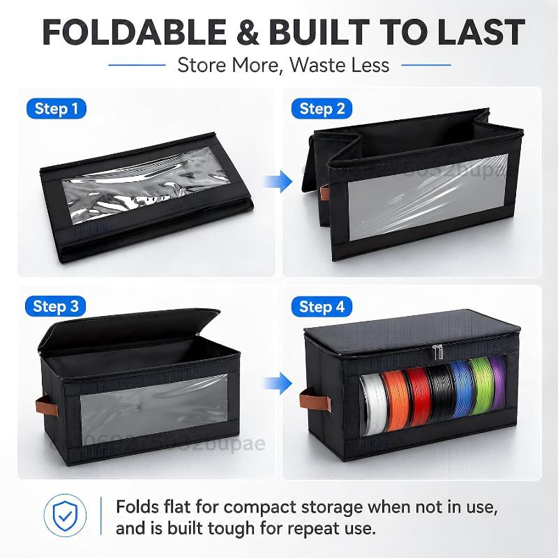 Xiaomi 3D Printer Filament Storage Bag Nonwoven Fabric Transparent Window Dustproof Moisture Resistant Organizer Workshop Home Office