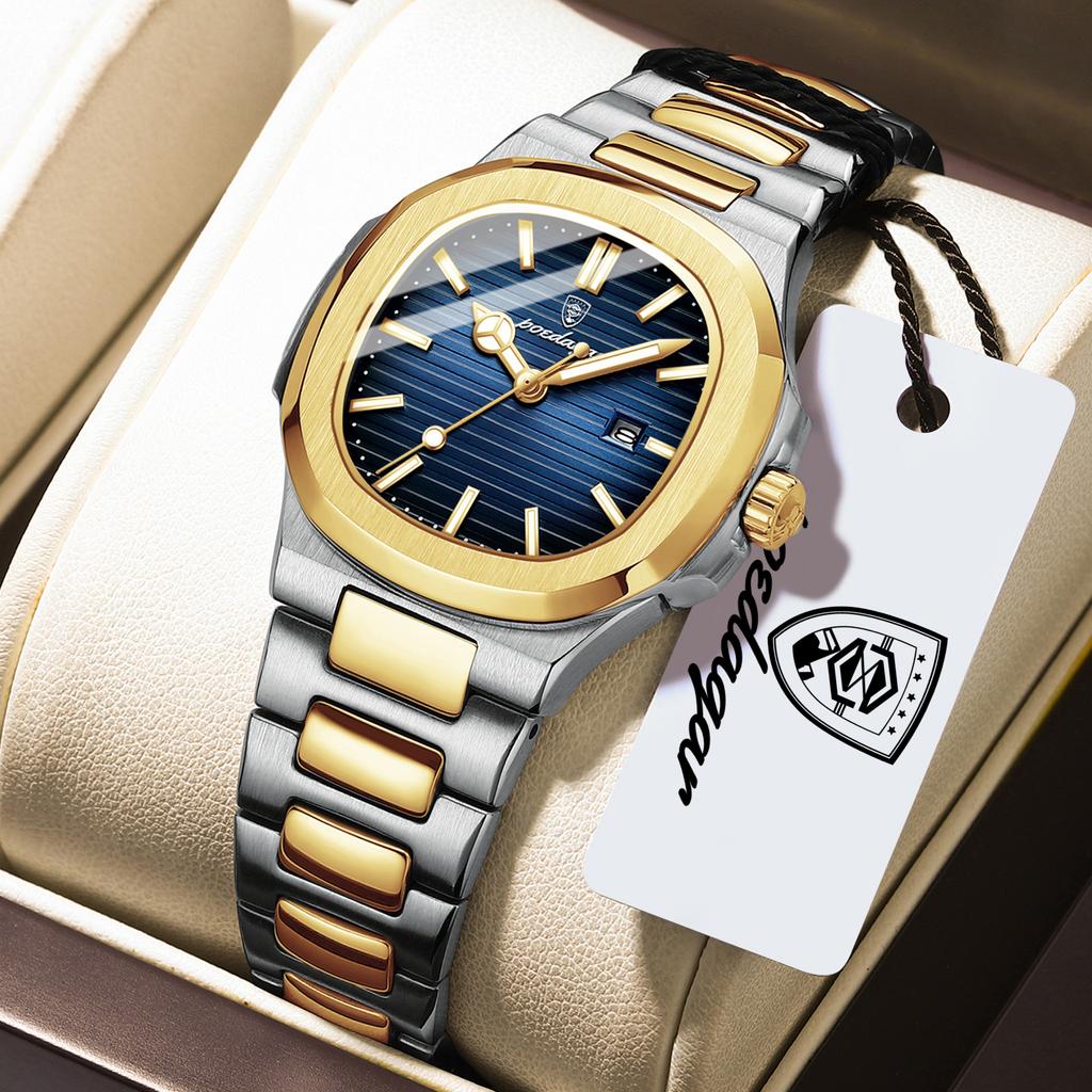POEDAGAR Elegant Women's Watch Waterproof Luminous Date Fashion Ladies Wristwatch Stainless Steel Quartz Watches