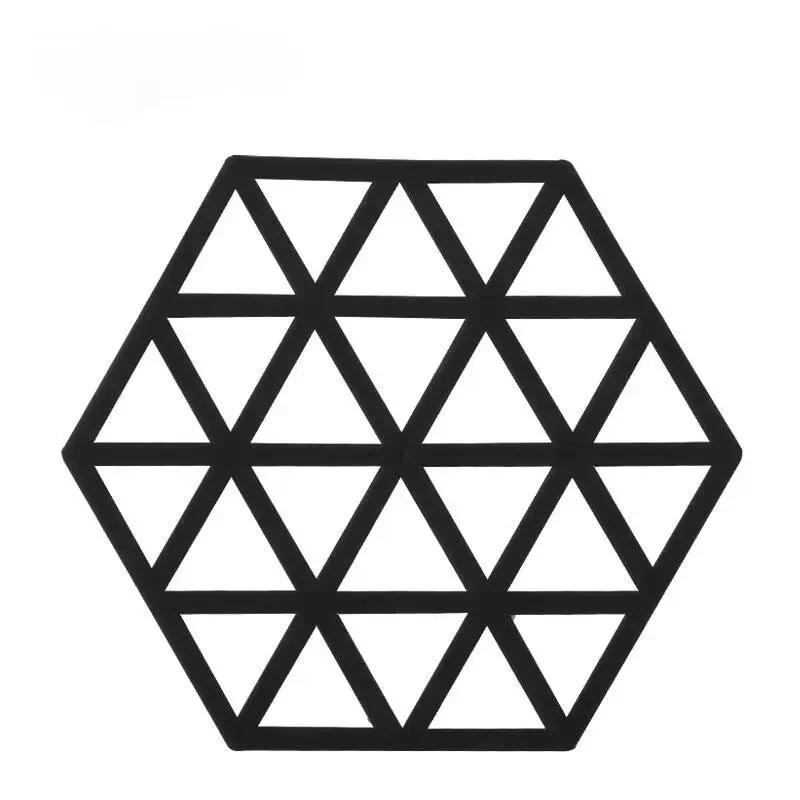 

2025 New Creative Silicone Table Mat Coaster Hot Dishes Potholder Placemat For Kitchen Heat Resistant Pads Non-slip Teapot Mat 14x12.5x7cm
