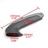 Left-Hand Drive Car Brake Lever Shift Knob Cover Set, Color: As Shown, Made of ABS Material.