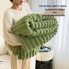 Thickened Coral Fleece Flannel Blanket - Rabbit Fur Nap Throw Milk Velvet Bed Cover