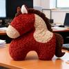Horse Pillow Pony Plush Pillow Horse Plush Throw Pillow 18.9 Inch Soft Decorative Cushion for Sofa Bedroom 3d Horse Shaped