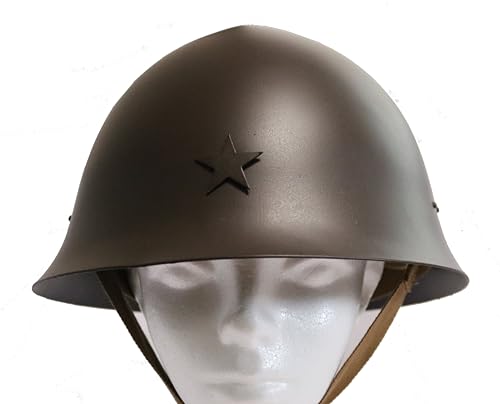 

Imperial Japanese Type 90/900 Helmet, World War II, Imperial Japanese Army, IJA Type 90/900 Steel Helmet, Iron Helmet, Iron, Replica