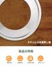 Happykau Steamer for Chinese Durable Stainless Fits Pots and Steamer Baskets Blue Stand/Plate Steamers, Steel, 27-30cm 15-27cm (30cm),