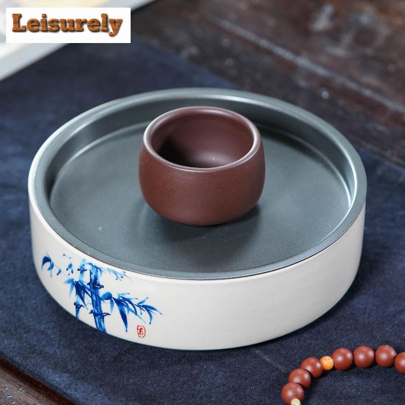 2pc/lot Yixing Purple Clay Teacup Ancient Tea Bowl Mug Tea-tasting Smelling Cup Chazhan Master Cups Zisha Teaset Collection 60ml
