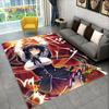 Alfombra Sexy Anime High School D×D, Alfombra para el Hogar Sala de Estar Dormitorio Sofá Felpudo Decoración, Alfombra de Juego Antideslizante 3D para Niños