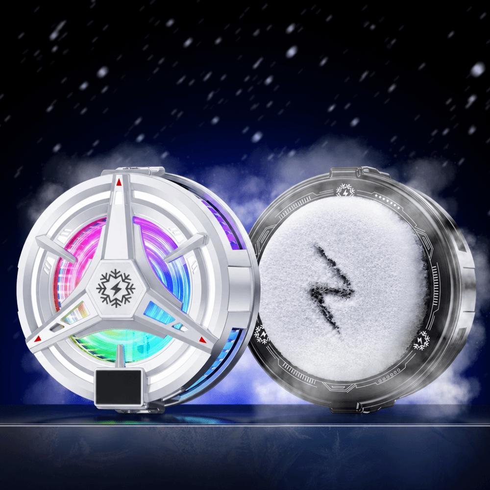 Rechargeable Mobile Phone Cooler With Back Clip Cooling Fan Magnetic Phone Radiator  Streaming